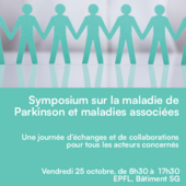 Flyer Symposium sur la maladie de Parkinson et maladies associées – 25 octobre 2024